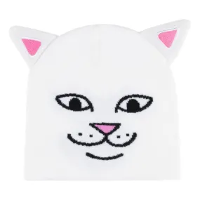 RIPNDIP NERM FACE BEANIE-WHITE