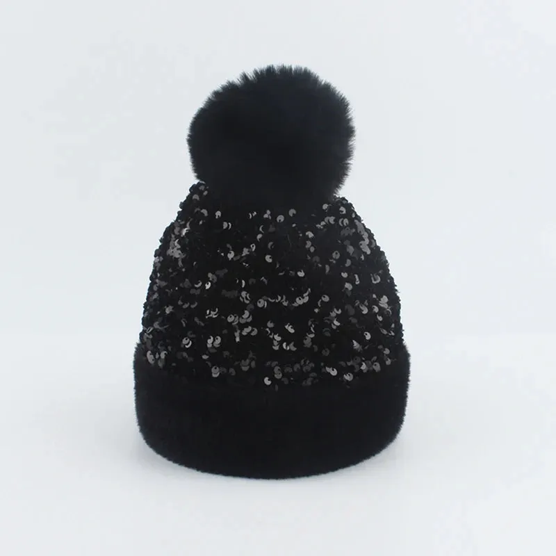 Sequins Beanie Skullies