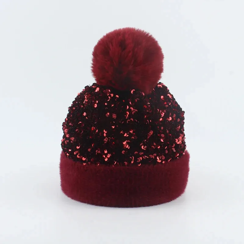 Sequins Beanie Skullies