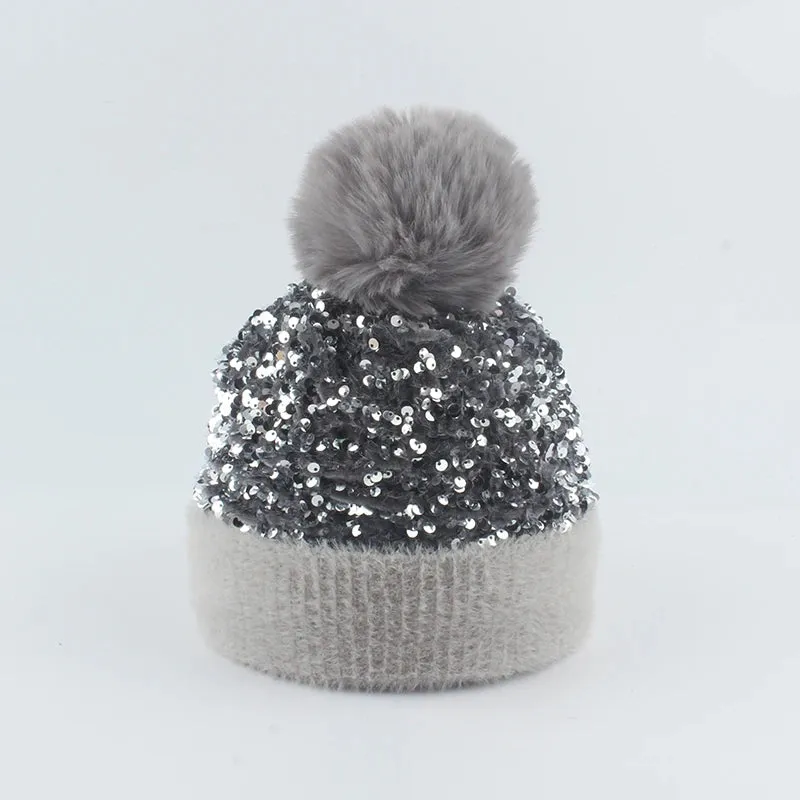 Sequins Beanie Skullies