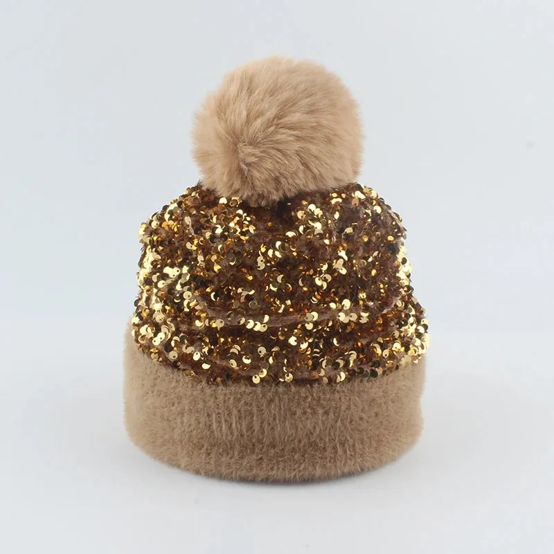 Sequins Beanie Skullies