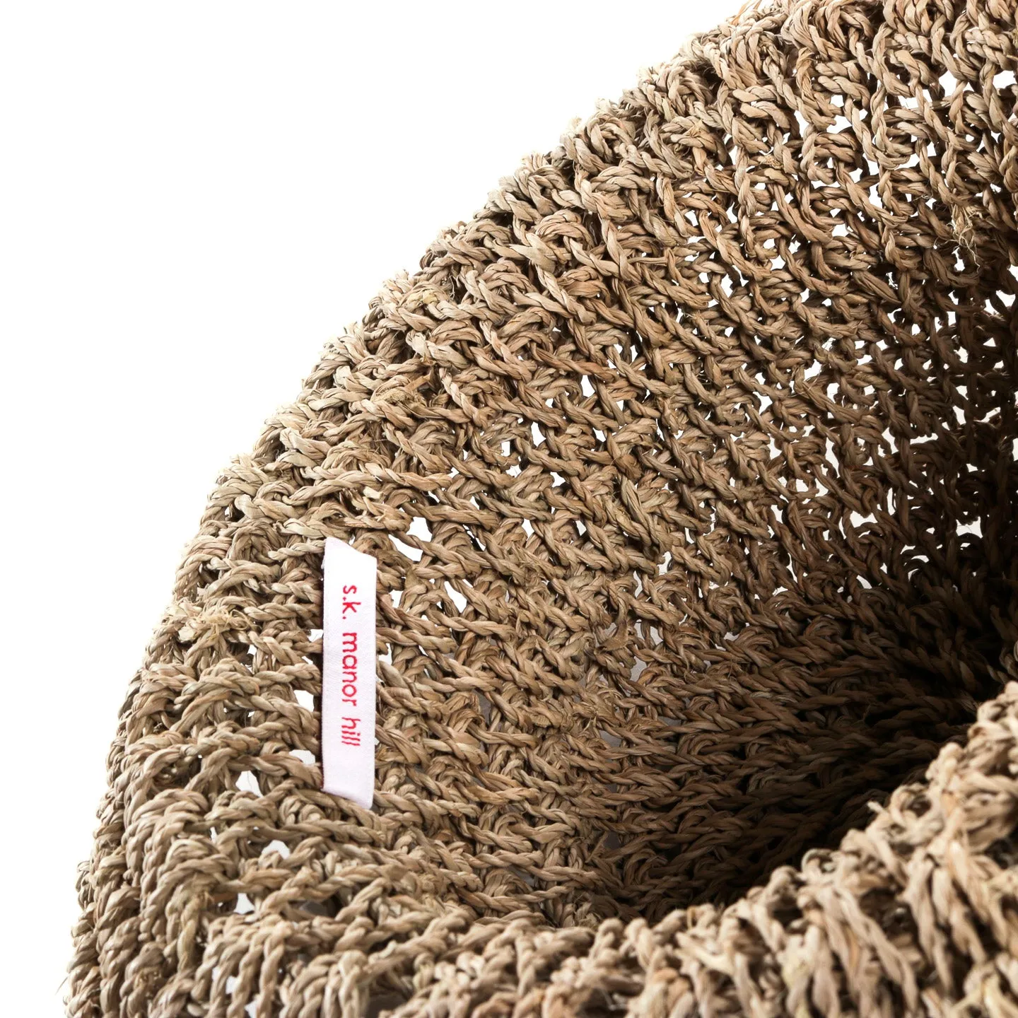 S.K. MANOR HILL STRAW SUN HAT NATURAL GEBANG PALM