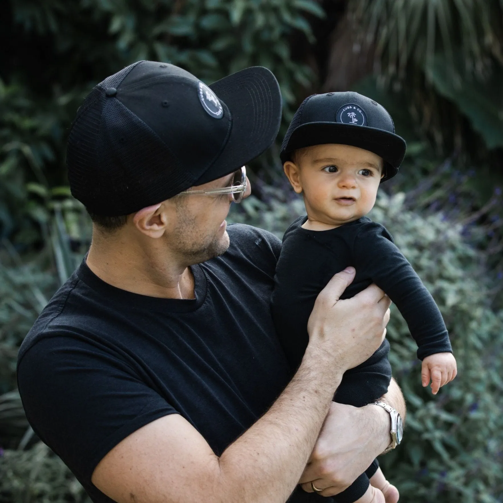 Snapback Hat - Trucker Cap Black (Kids-Adults)