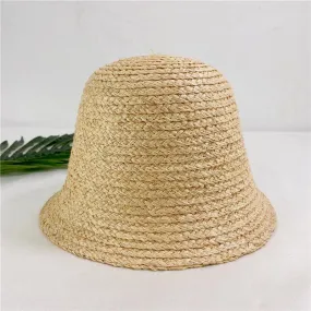 Straw Bucket Hat