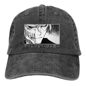 Summer Cap Sun Visor Grimmjow Jaggerjack Hip Hop Caps Bleach Burichi Manga Anime Cowboy Hat Peaked Hats