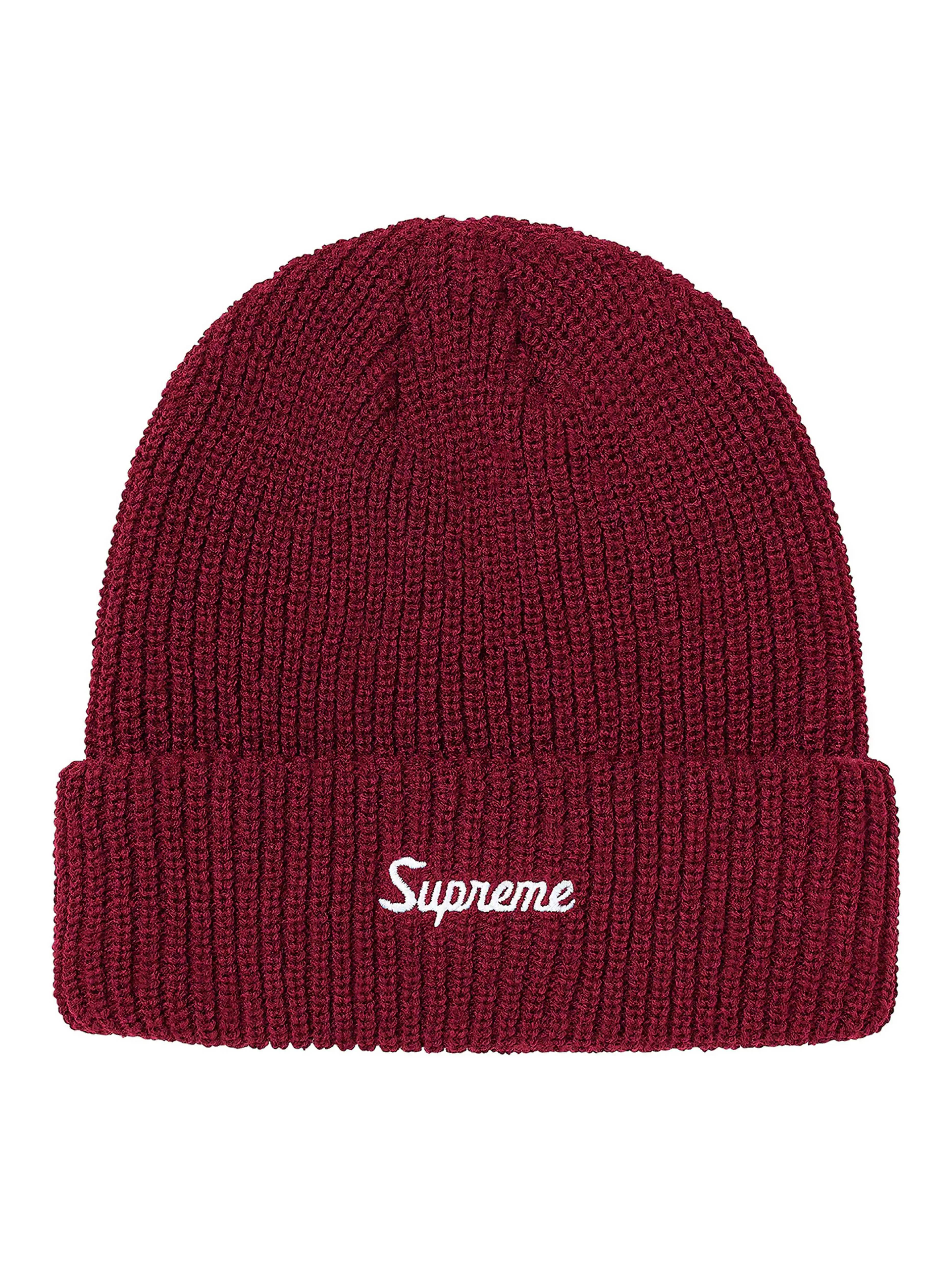 Supreme Loose Gauge Beanie Dark Magenta [FW20]