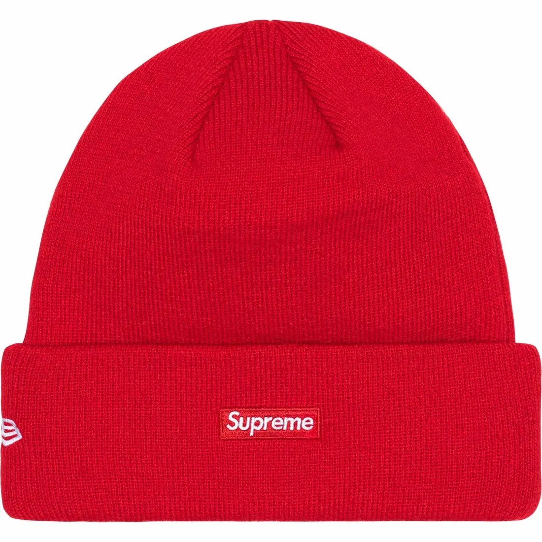 SUPREME NEW ERA $ BEANIE-RED