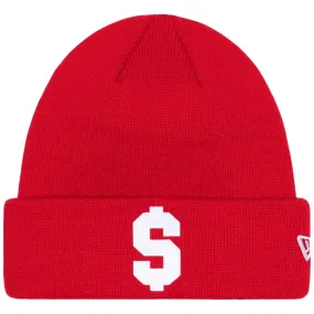 SUPREME NEW ERA $ BEANIE-RED