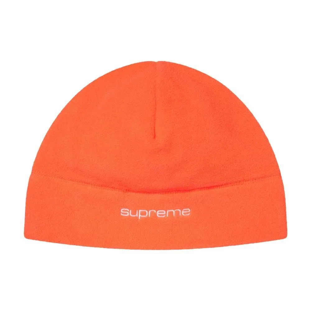 SUPREME POLARTEC BEANIE-ORANGE