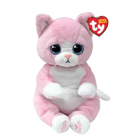 Ty Lillibelle the Pink Cat Medium Beanie Bellies