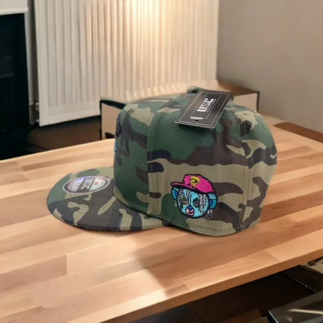 US Cotton Selfmade Snapback Hat (Wood Camo) / 2 for $15