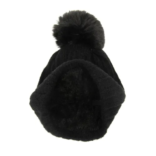 Varried Rib Beanie - Black