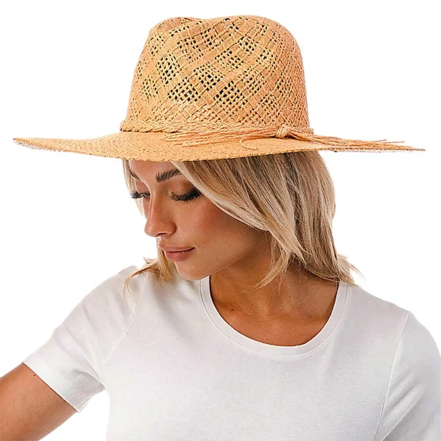 Woven Straw Panama Hat