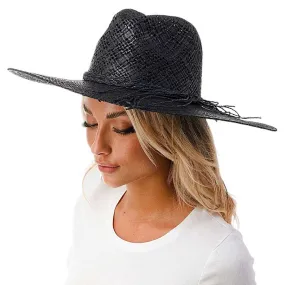 Woven Straw Panama Hat